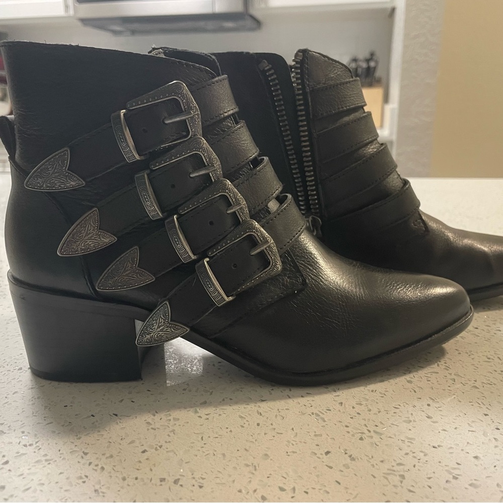 Steve Madden Buckle Booties